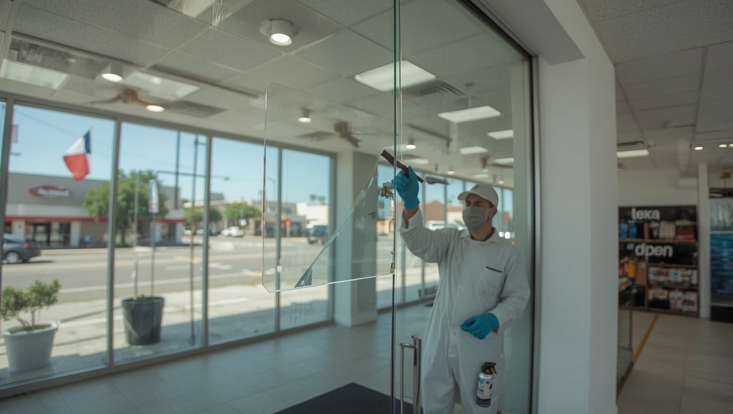 Storefront Window Polishing in Fort Worth, TX